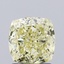 1.75 Ct. Fancy  Yellow Cushion Lab Grown Diamond