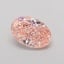 0.60 Ct. Fancy Vivid Pink Oval Lab Grown Diamond