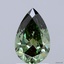 1.50 Ct. Fancy Vivid Green Pear Lab Grown Diamond