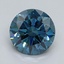 2.50 Ct. Fancy Vivid Blue Round Lab Grown Diamond