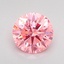 0.82 Ct. Fancy Vivid Pink Round Lab Grown Diamond