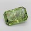 7.22 Ct. Fancy Vivid Green Radiant Lab Grown Diamond