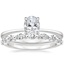 18K White Gold Katerina Diamond Ring with Versailles Diamond Ring (3/8 ct. tw.)