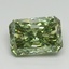 5.08 Ct. Fancy Vivid Green Radiant Lab Grown Diamond