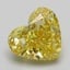 3.00 Ct. Fancy Intense Yellow Heart Lab Grown Diamond