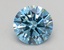 1.60 Ct. Fancy Vivid Blue Round Lab Grown Diamond