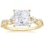 18K Yellow Gold Luxe Willow Diamond Ring (1/4 ct. tw.), smalltop view