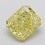 6.52 Ct. Fancy Intense Yellow Radiant Lab Grown Diamond