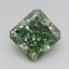 1.57 Ct. Fancy Vivid Green Radiant Lab Grown Diamond