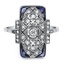 Art Deco Diamond Cocktail Ring