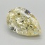 2.10 Ct. Fancy Intense Yellow Pear Lab Grown Diamond