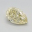 1.19 Ct. Fancy Yellow Pear Lab Grown Diamond
