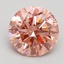 3.01 Ct. Fancy Intense Pink Round Lab Grown Diamond