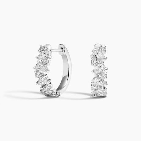Olivetta Lab Diamond Hoop Earrings (2/3 ct. tw.)