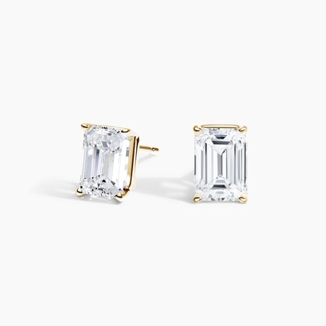 Emerald Cut Lab Grown Diamond Stud Earrings (2 ct. tw.)
