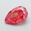 7.14 Ct. Fancy Vivid  Pink Pear Lab Grown Diamond