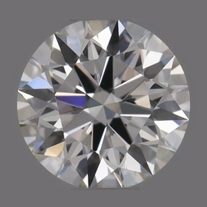 Round diamond — real photo