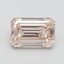 7.01 Ct. Fancy Pink Emerald Lab Grown Diamond