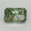 1.50 Ct. Fancy Vivid Green Radiant Lab Grown Diamond
