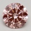 2.60 Ct. Fancy Intense Pink Round Lab Grown Diamond