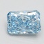 1.88 Ct. Fancy Vivid Blue Radiant Lab Grown Diamond