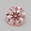 1.71 Ct. Fancy Intense Pink Round Lab Grown Diamond