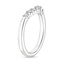 18K White Gold Verona Diamond Ring, smallside view
