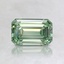 0.77 Ct. Fancy Vivid Pacific Green Emerald Lab Grown Diamond