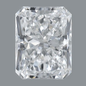 Radiant diamond — real photo