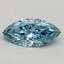 0.83 Ct. Fancy Vivid Blue Marquise Lab Grown Diamond
