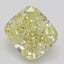 2.03 Ct. Fancy Yellow Cushion Diamond