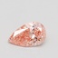 0.52 Ct. Fancy Intense Pink Pear Lab Grown Diamond