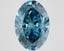 5.06 Ct. Fancy Vivid Blue Oval Lab Grown Diamond