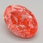 2.63 Ct. Fancy Vivid Pink Oval Lab Grown Diamond