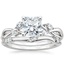 18K White Gold Willow Bridal Set (1/4 ct. tw.)