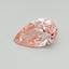 0.31 Ct. Fancy Vivid Pink Pear Lab Grown Diamond