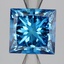 3.06 Ct. Fancy Deep Blue Princess Lab Grown Diamond