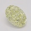1.00 Ct. Fancy Light Yellow Oval Diamond