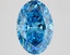 5.11 Ct. Fancy Vivid Blue Oval Lab Grown Diamond