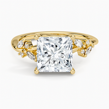Marquise Cluster Engagement Ring - Arden