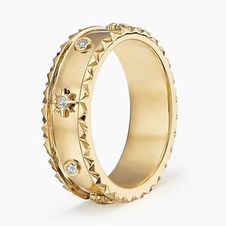 Sol Starburst Bezel Diamond Ring