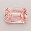 0.82 Ct. Fancy Intense  Pink Emerald Lab Grown Diamond