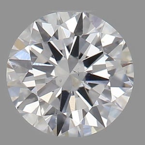 Round diamond — real photo