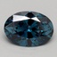 1.02 Ct. Fancy Deep Blue Oval Lab Grown Diamond