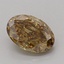 1.10 Ct. Fancy Brown Yellow Oval Lab Grown Diamond