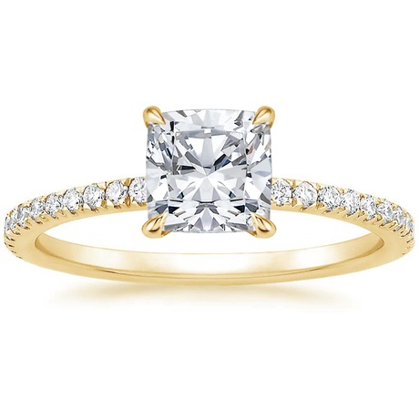 18K Yellow Gold Luxe Viviana Diamond Bridal Set (1/2 ct. tw.)