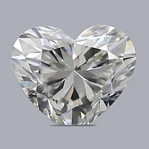 Heart diamond — real photo