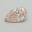 0.52 Ct. Fancy Intense Pink Pear Lab Grown Diamond