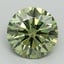 2.11 Ct. Fancy Vivid Green Round Lab Grown Diamond