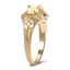 The Sharri Ring, smalltop view on a hand
